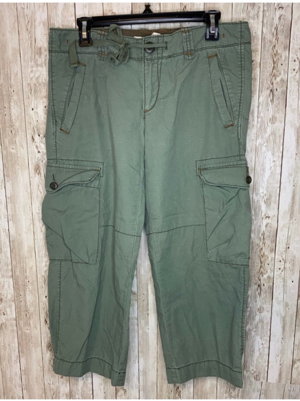 POLO JEANS CO. Ralph Lauren Cargo Cropped Pants size 6
